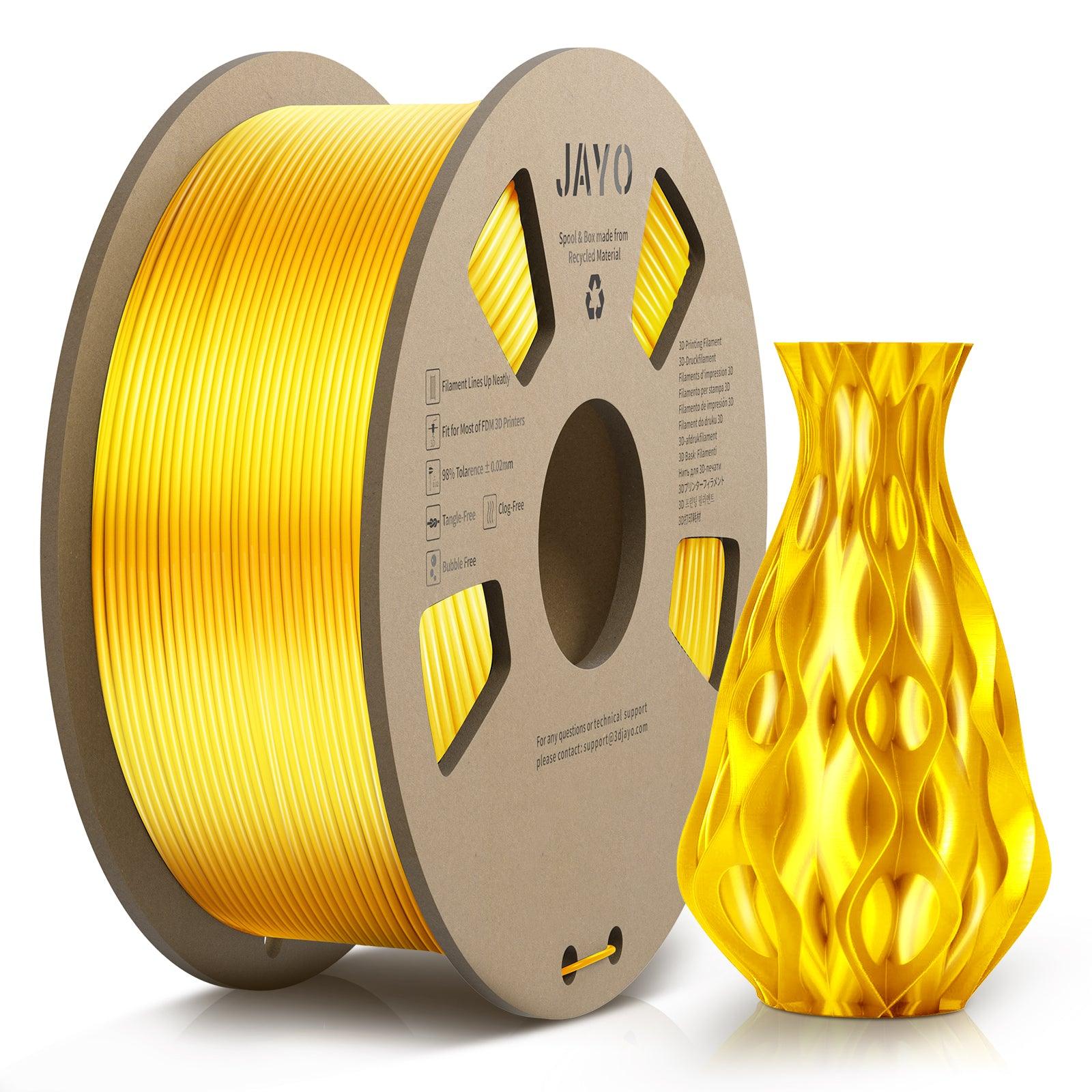 JAYO Silk PLA 1.1KG 3D Printer Filament Cardboard Spool