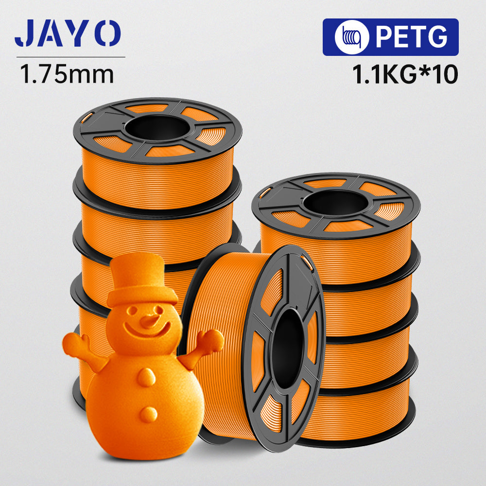 JAYO PETG 1.1KG*5 Rolls /10 Rolls 3D Printing Filament Bundle