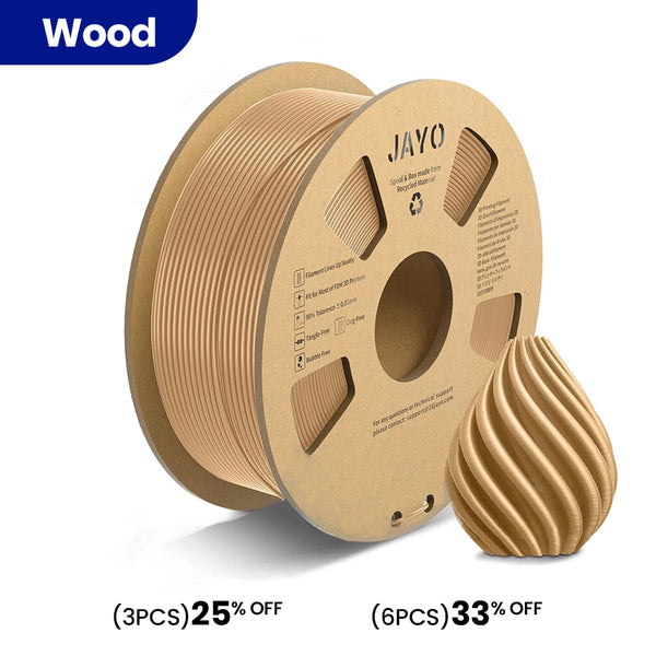 JAYO Wood 1.1KG/1KG 3D Printer Filament - jayo3d