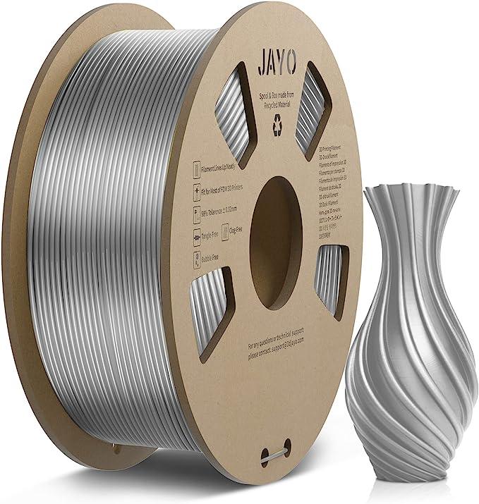 JAYO Silk PLA 1.1KG 3D Printer Filament Cardboard Spool - jayo3d