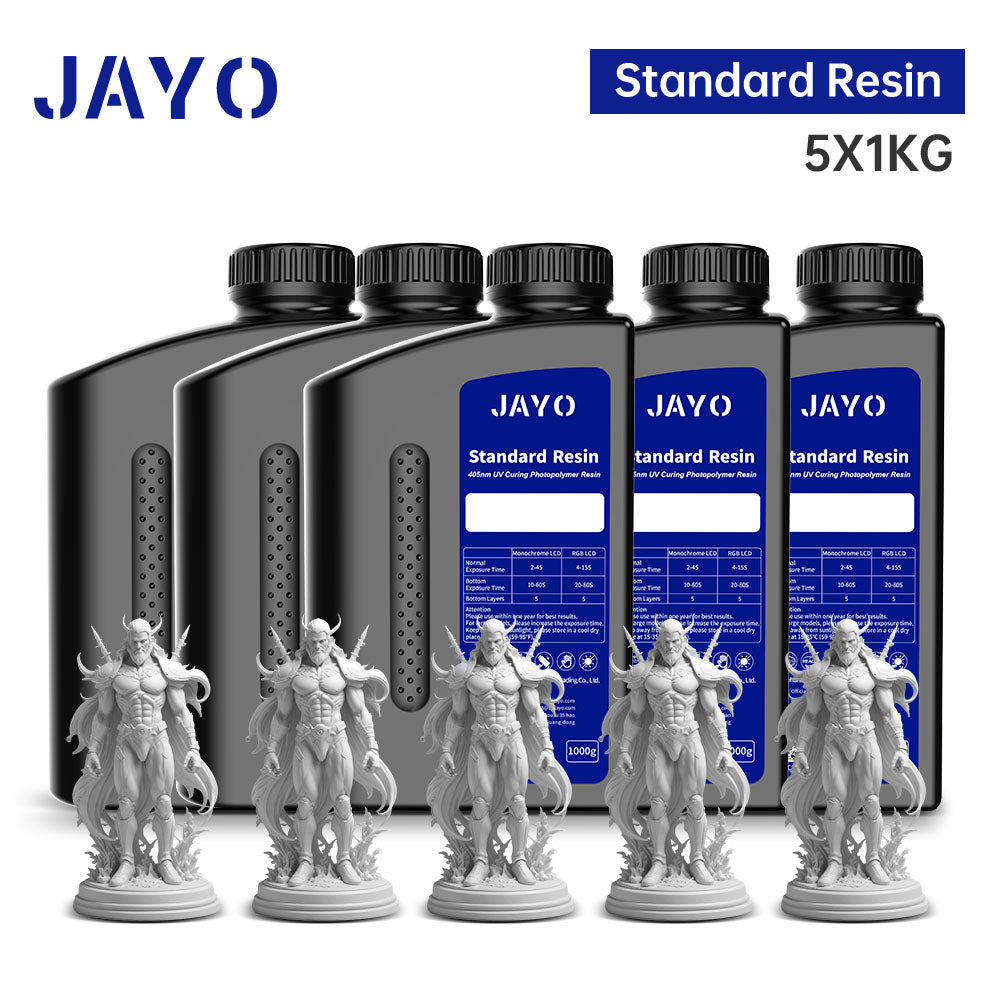 JAYO ABS Like Waterwasbare hars, hars voor 3D-printer, 405 nm, UV-standaard, snelle fotopolymeerhars voor LCD/DLP/SLA 3D-printer, hoge precisie, niet breekbaar, geurarm, grijs 1000 g JAYO ABS Like Waterwasbare hars, hars voor 3D-printer, 405 nm, UV-standaard, snelle fotopolymeerhars voor LCD/DLP/SLA 3D-printer, hoge precisie, niet breekbaar, geurarm, grijs 1000 g