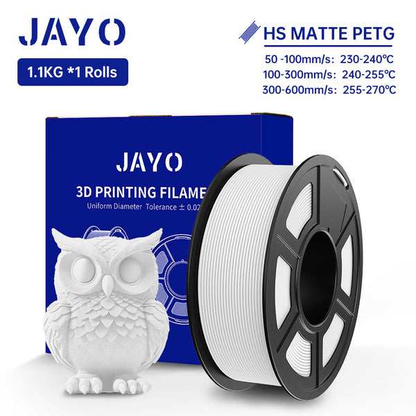 【MOQ:4.4KG】JAYO High Speed Matte PETG 1KG 3D Printing Filament Bundle