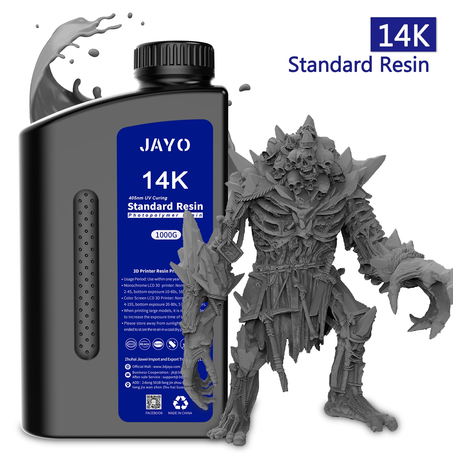 JAYO Official Store | 14K Standard Resin and Redwax Resin 1000g