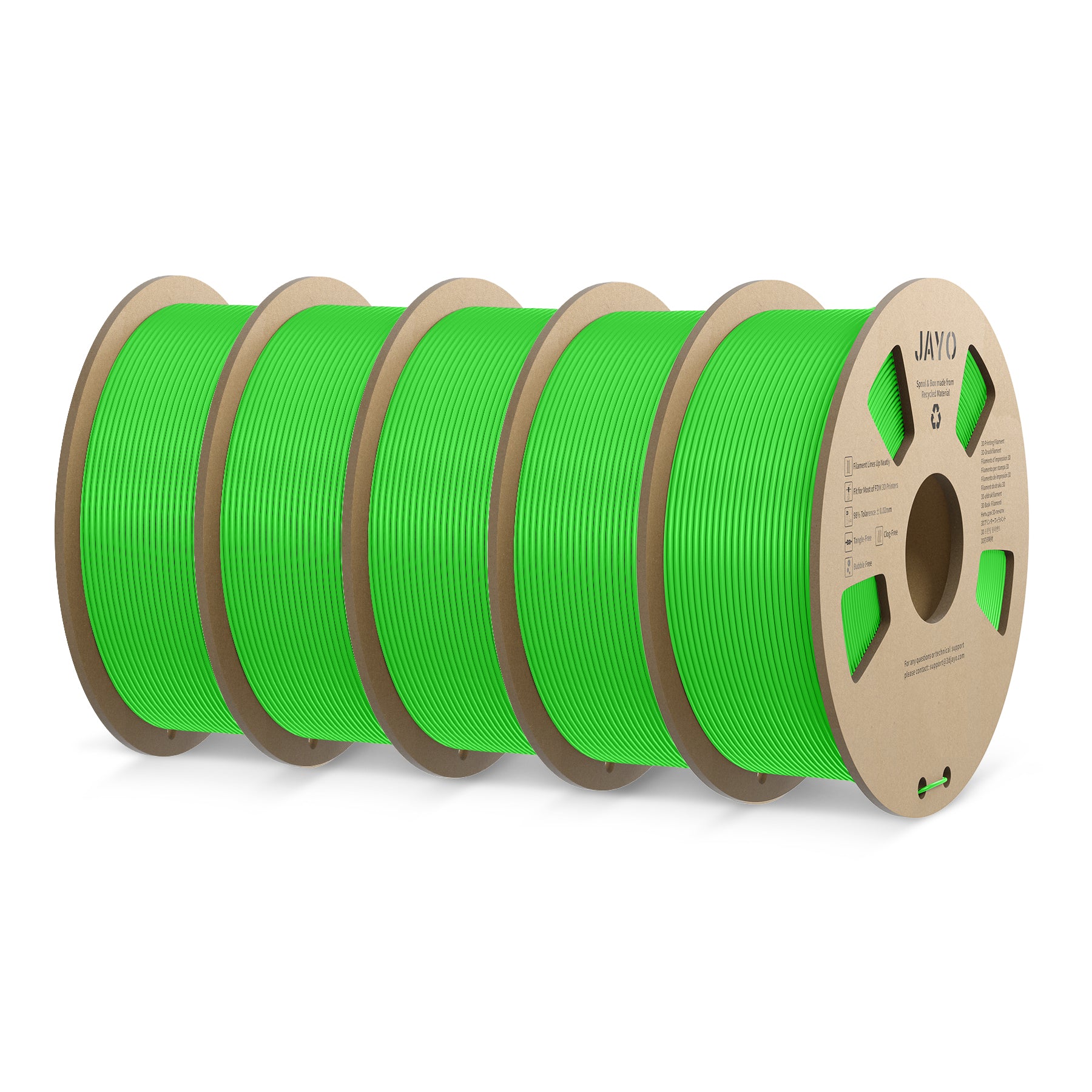 JAYO PLA+ 1.1KG*5 Rolls/10 Rolls 3D Printing Filament Bundle