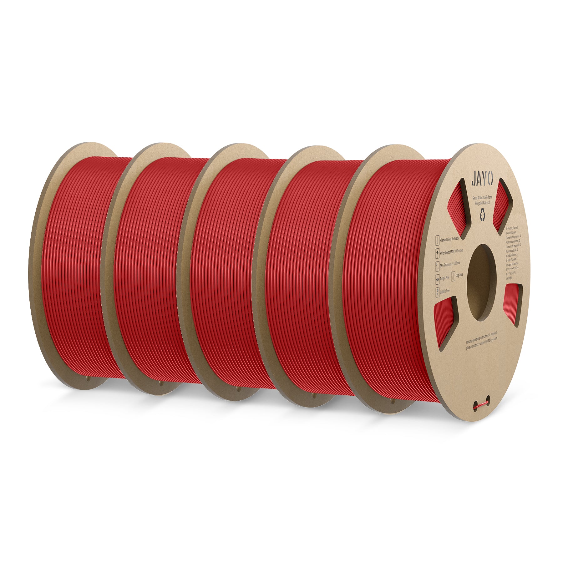 JAYO PLA+ 1.1KG*5 Rolls/10 Rolls 3D Printing Filament Bundle