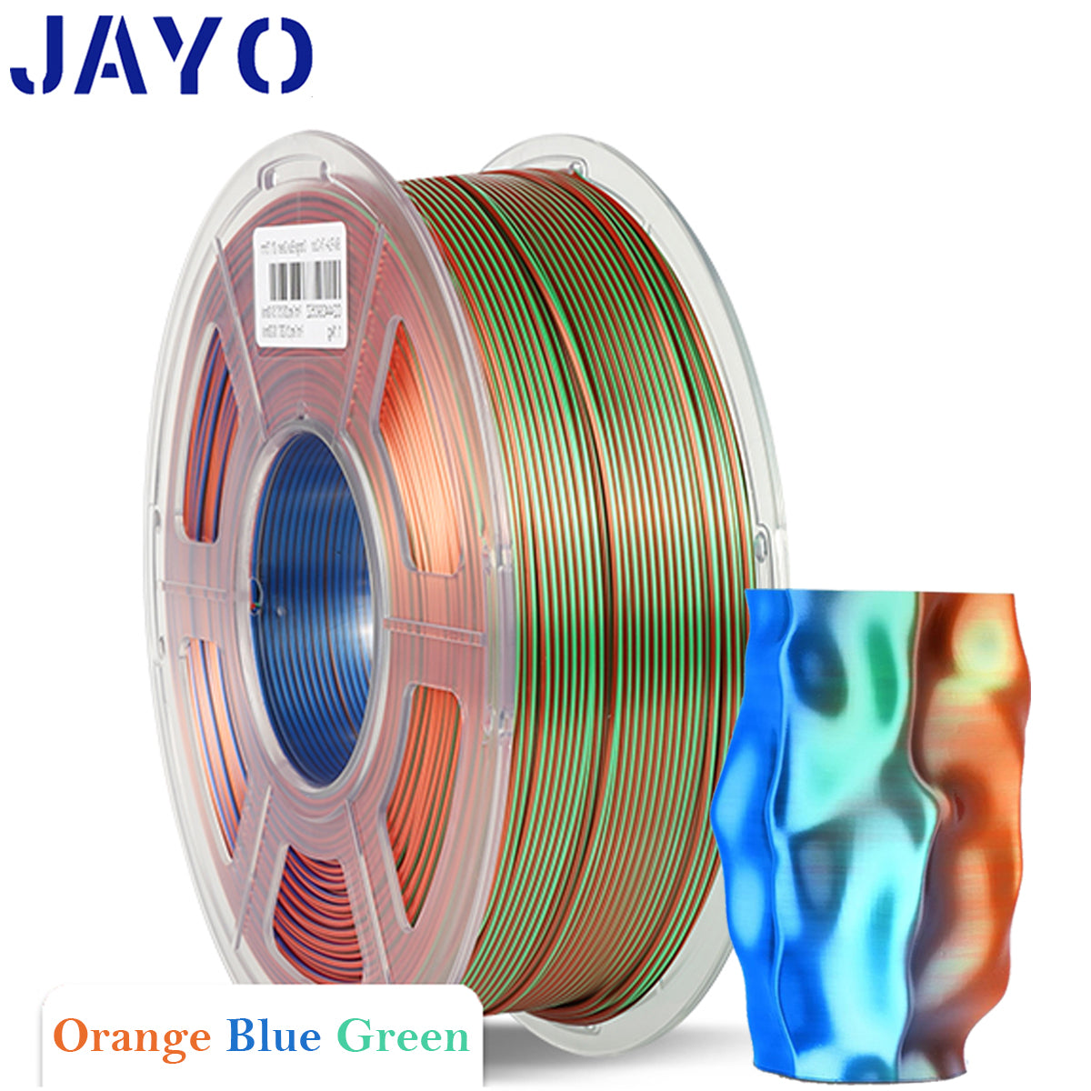 【MOQ:4 rolls】JAYO Multi-Color SILK (Dual-Color, Tri-Color) Filament 1 ...