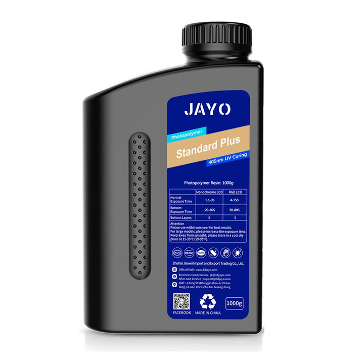 JAYO Standard PLUS Resin 1KG 3D Printing Photopolymer Resin - jayo3d